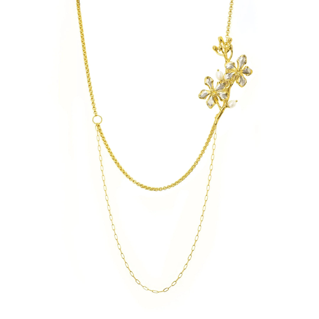 Vanda Symphony Necklace with Pearls