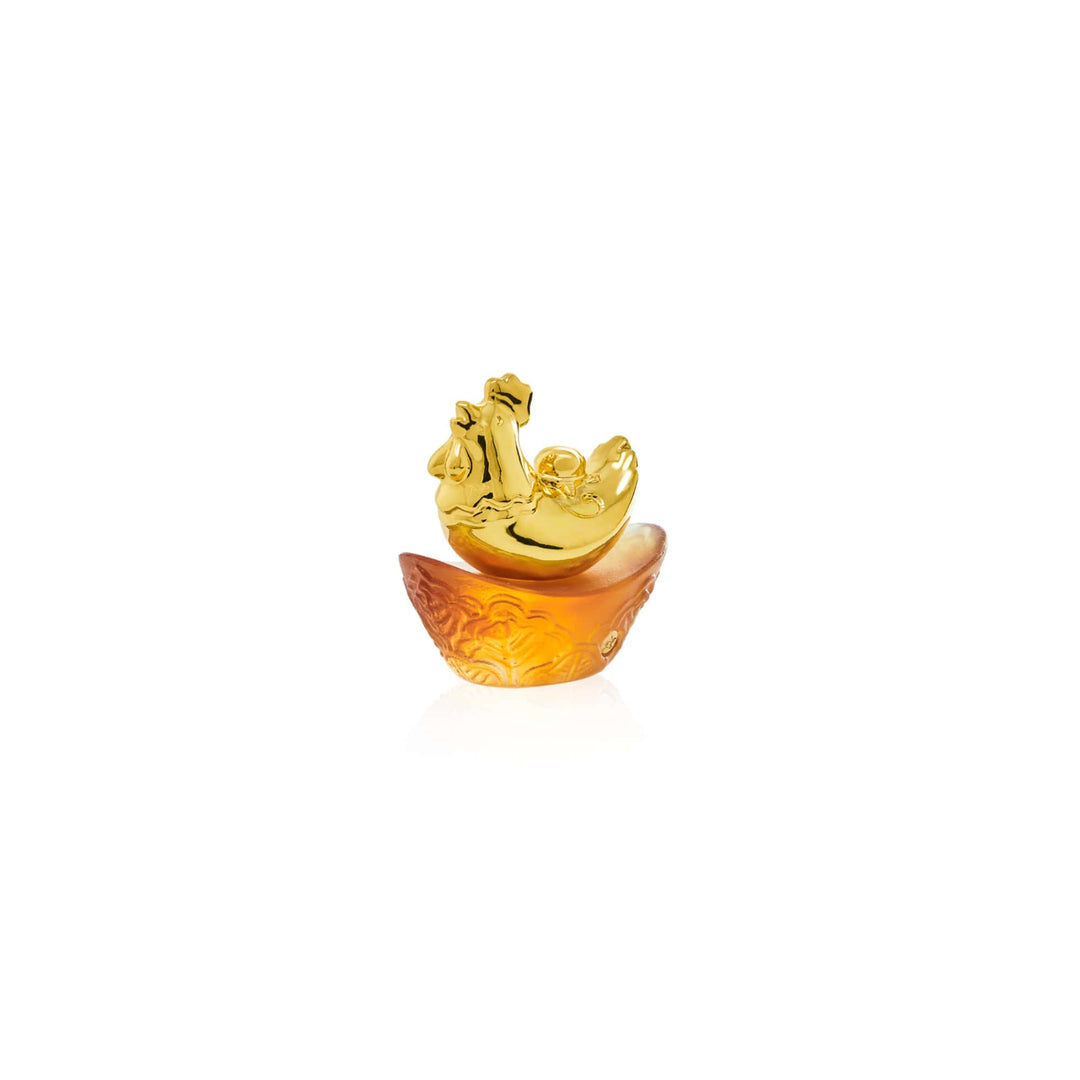 Mini Celestial - Rooster on Amber Liu Li