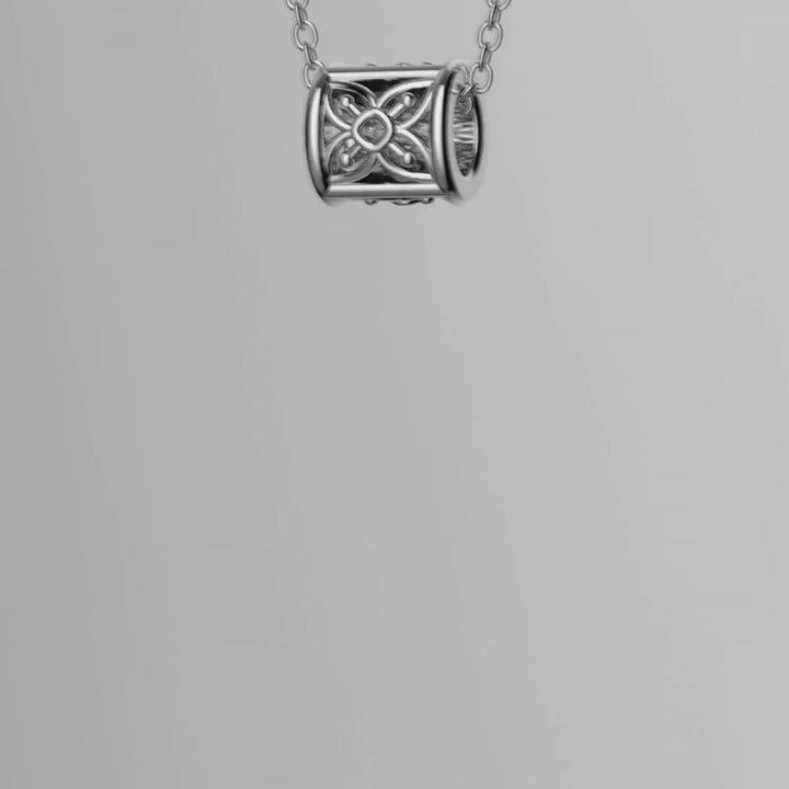 Peranakan Relic - Mosaics Necklace in Gold