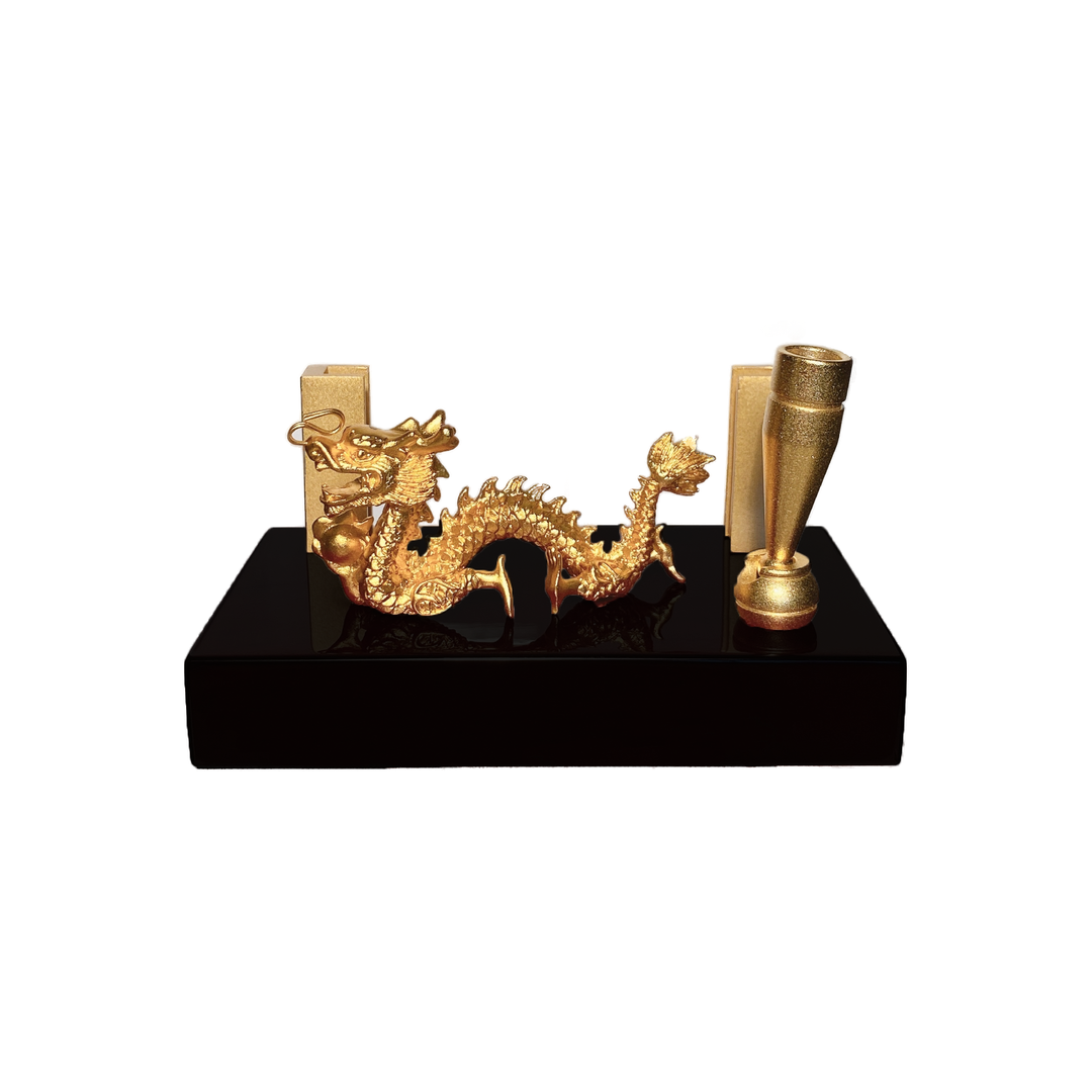 Dragon Pen and Name Card Holder with Base II - - RISIS
