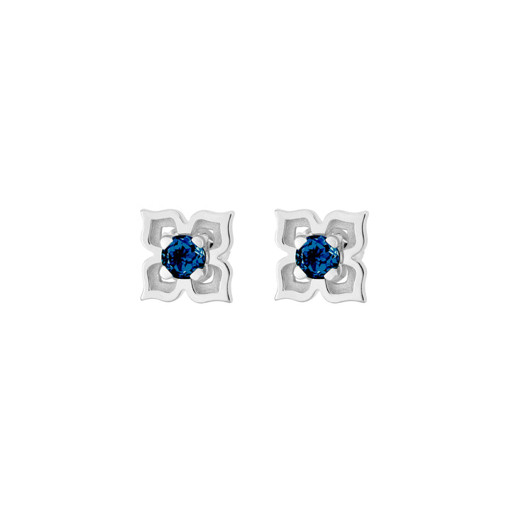 Timeless Peranakan II Earrings (RH) with London Blue Topaz - - RISIS