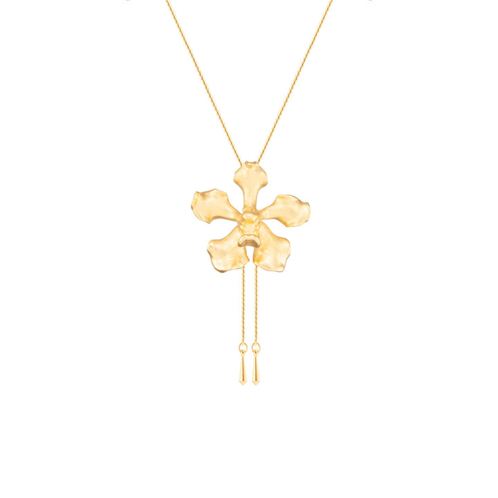 Vanda Wee Kim Lian Orchid Slider Necklace (G) - - RISIS