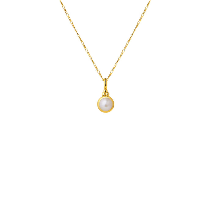 You’re a Gem Necklace In Gold with Freshwater Pearl (June)