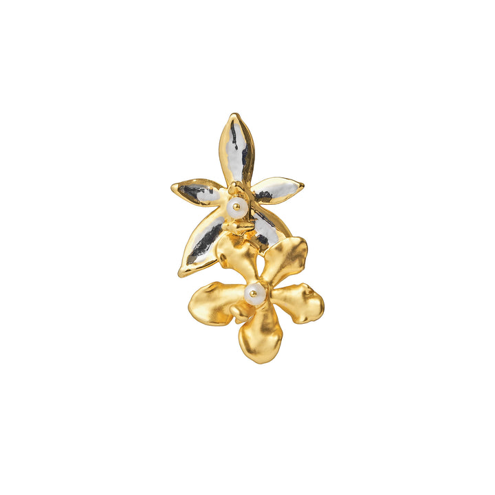 RISIS Dual-Bloom Orchid Brooch of Strength