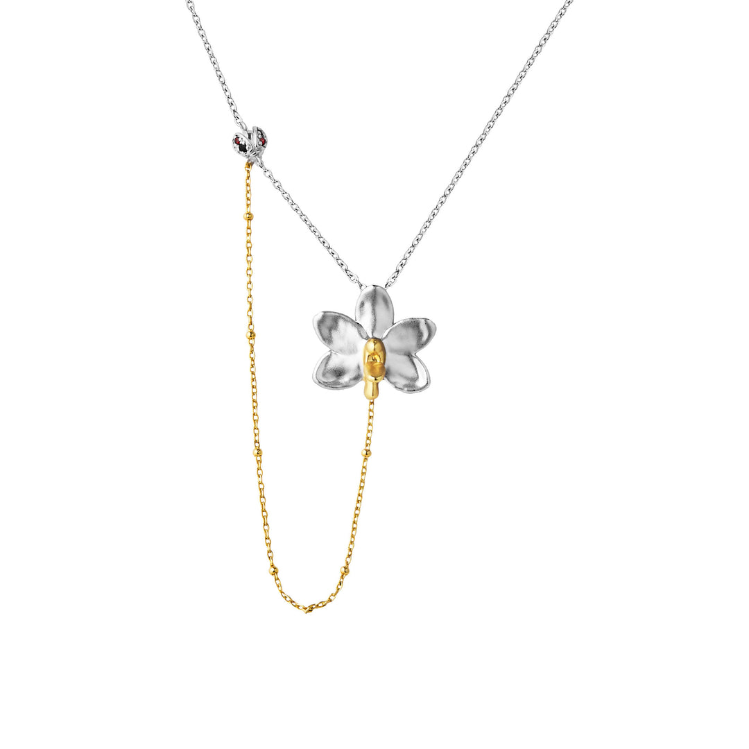 Ladybird’s Orchid Trail Necklace