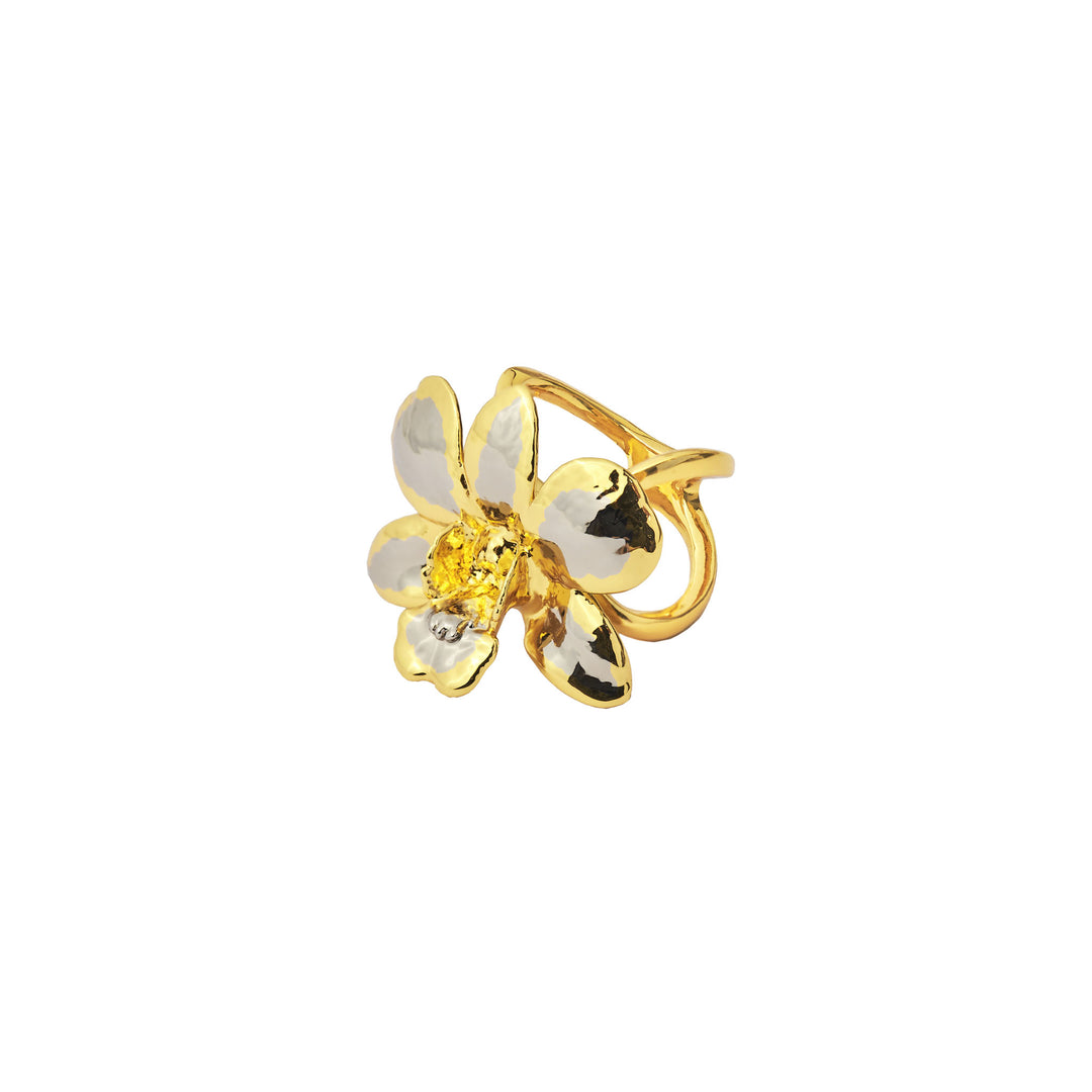 RISIS Scarf Ring In 24K Gold and Palladium
