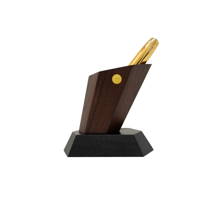 RISIS Wooden Prism Pen Caddy Holder