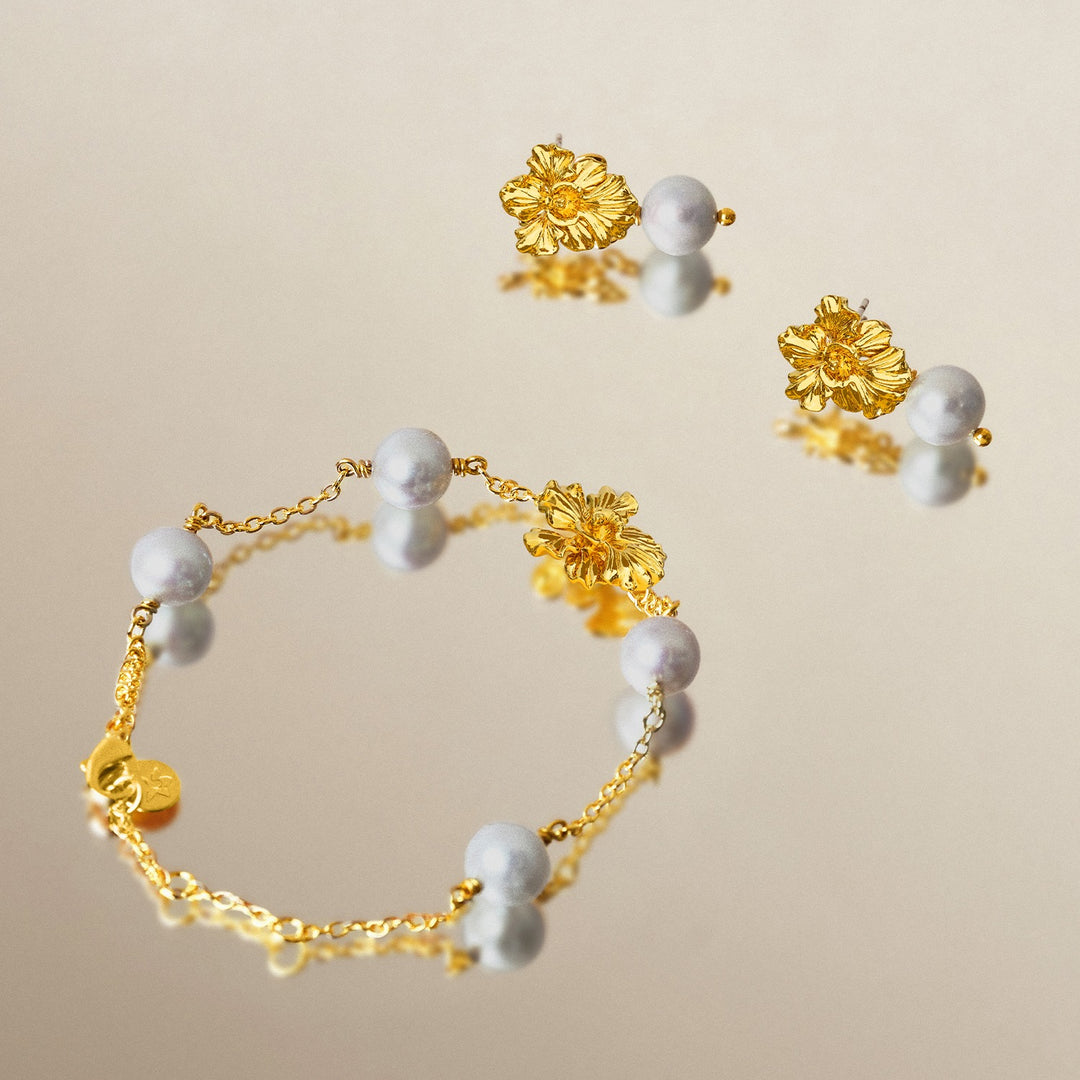 RISIS 24K Gold Real Orchid Jewellery