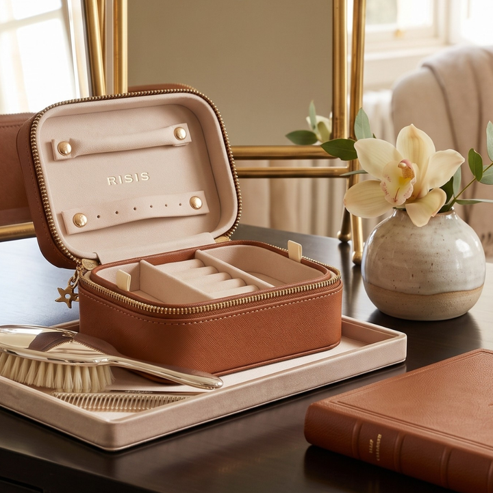RISIS Polyurethane Leather Classic Jewellery Box