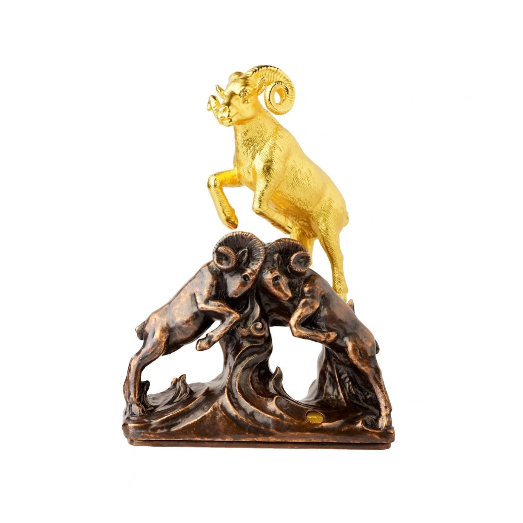 RISIS Triumvirate Seal Goat in 24K gold