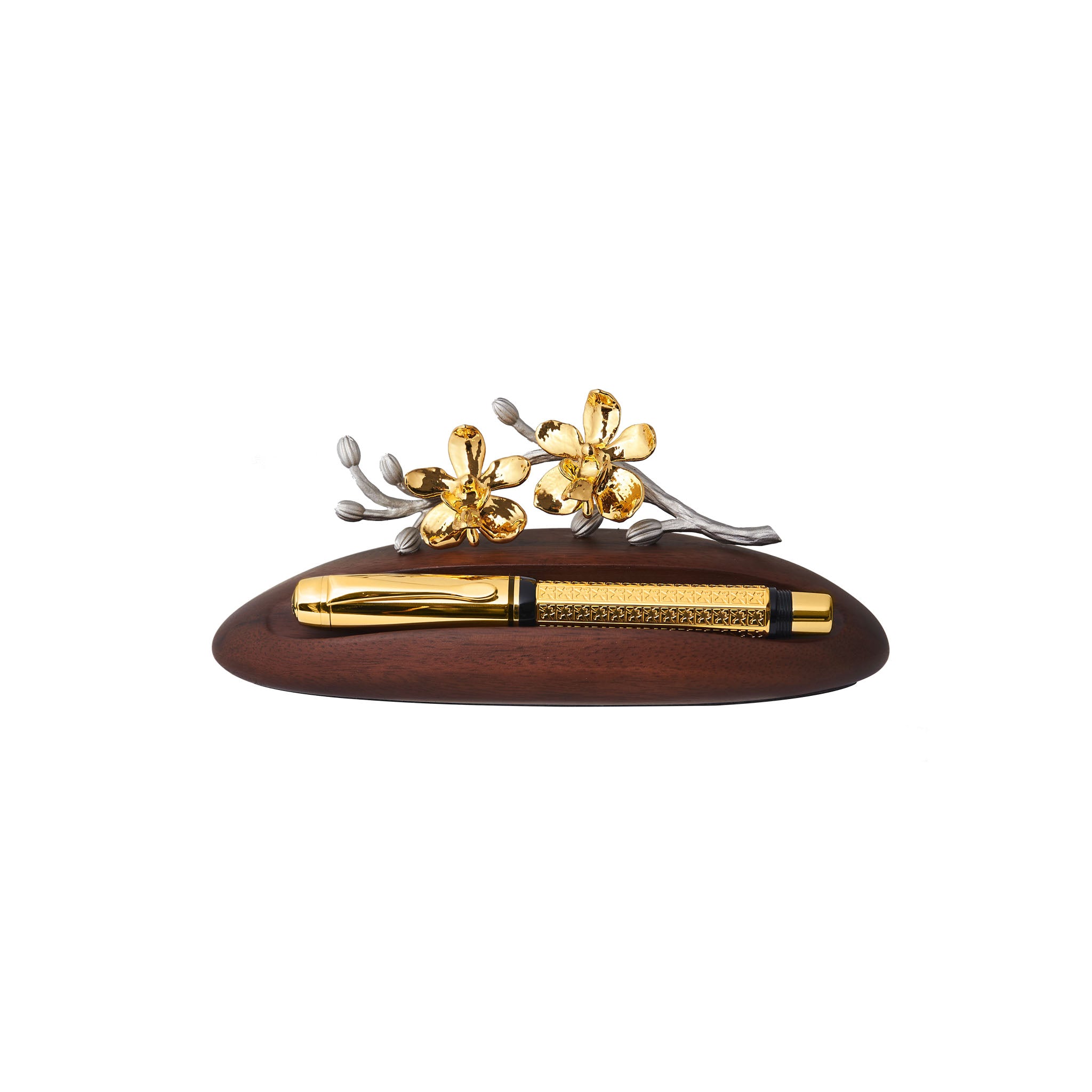 RISIS pen and name card holder未使用箱なし Gold Desktop Accessories | RISIS