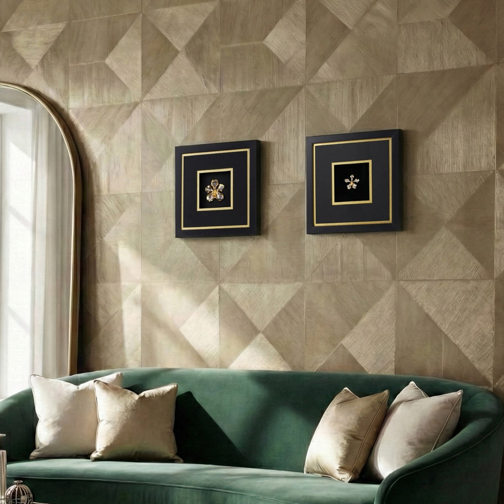 RISIS Vanda Wee Kim Lian Orchid Frame IV, encapsulated in 24K Swiss Gold and Palladium in designer frame