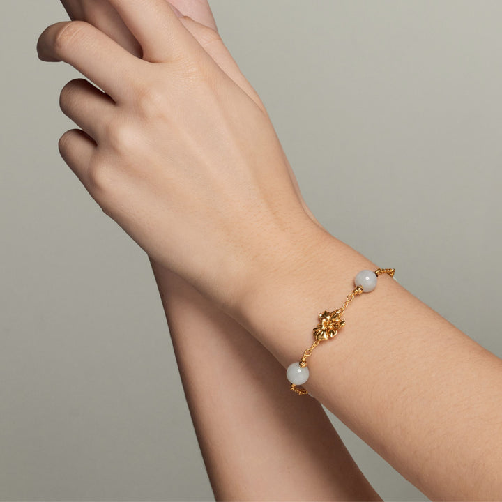 RISIS Vanda Whispers Bracelet in Gold with Jadeite