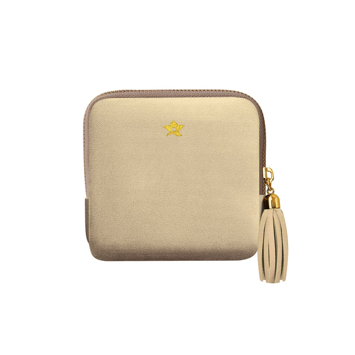 RISIS Velvet Champagne Jewellery Pouch