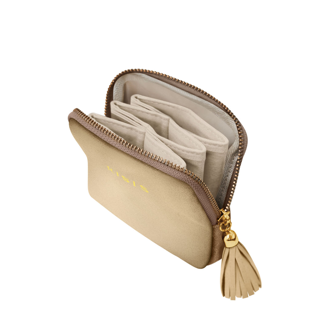 RISIS Velvet Champagne Jewellery Pouch