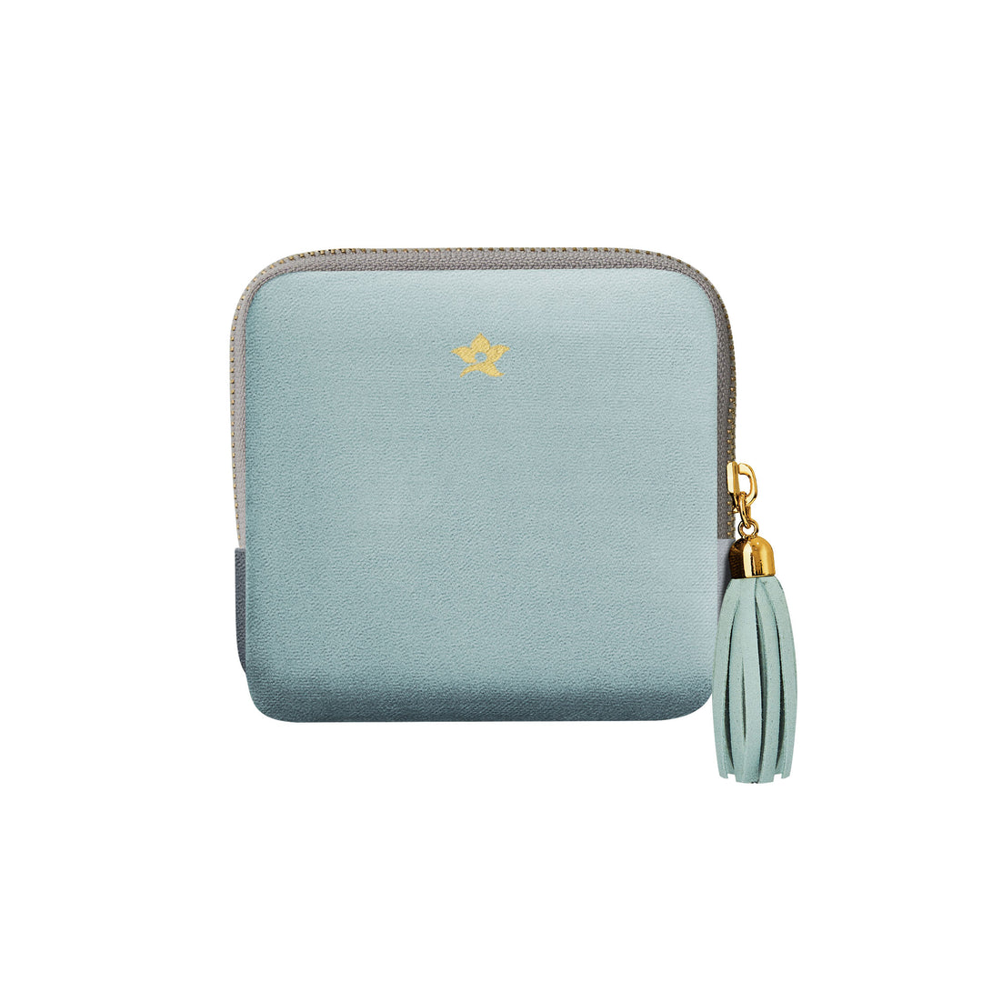 RISIS Velvet Teal Jewellery Pouch