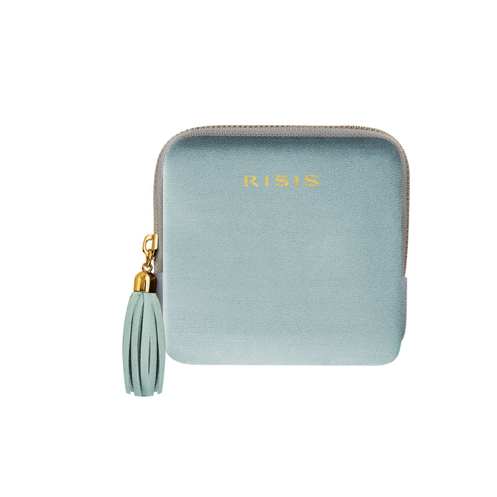 RISIS Velvet Teal Jewellery Pouch