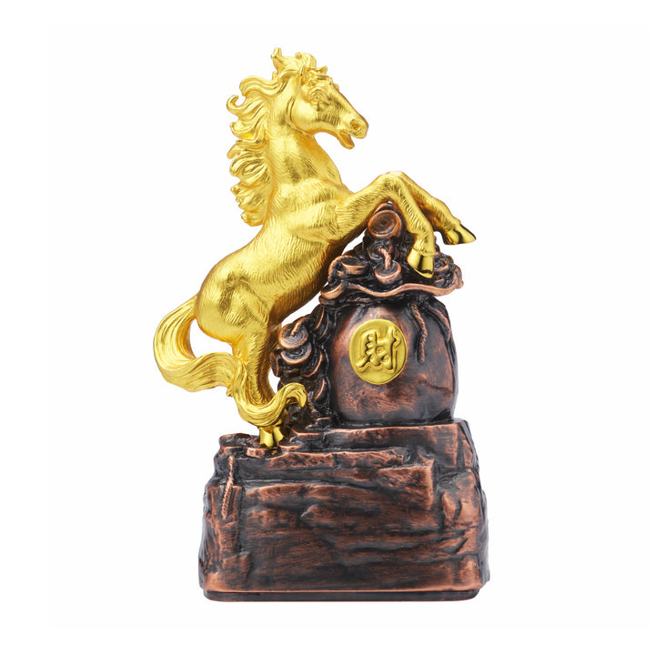 RISIS Ascending Champion Horse Sculpture in 24K Gold
