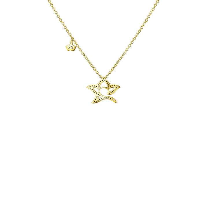 StarBloom Necklace in Gold