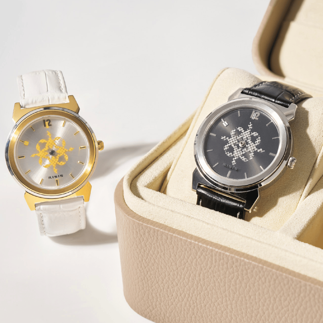 RISIS Watch The Horizon Orchid - Jubilee Edition Timepiece (Black & White)
