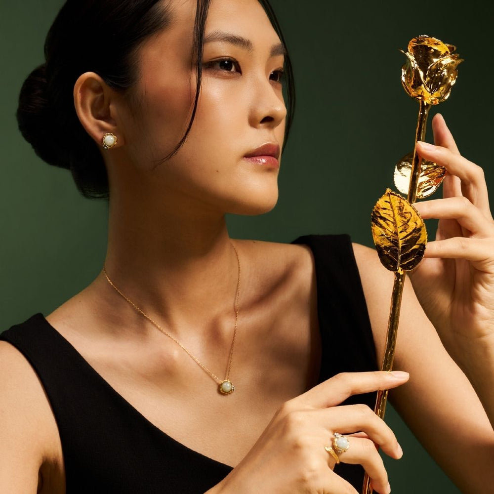 RISIS Natural Rose in 24K Gold