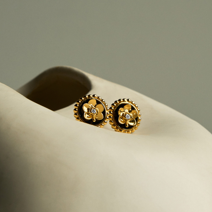 Beaded Ascocenda Earrings (G)