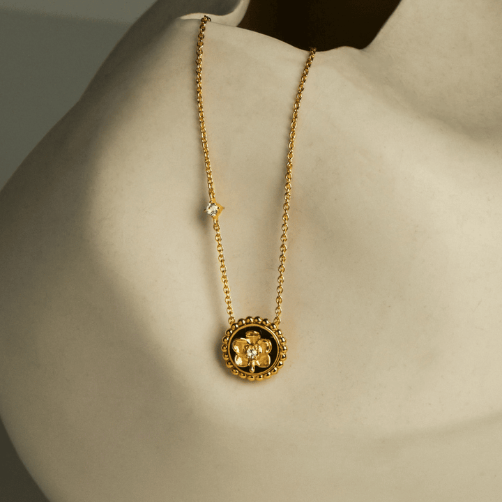 Beaded Ascocenda Necklace (G)