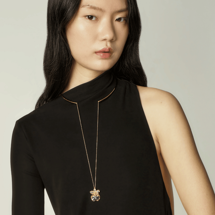 Coco Orchid Choker with Pearl