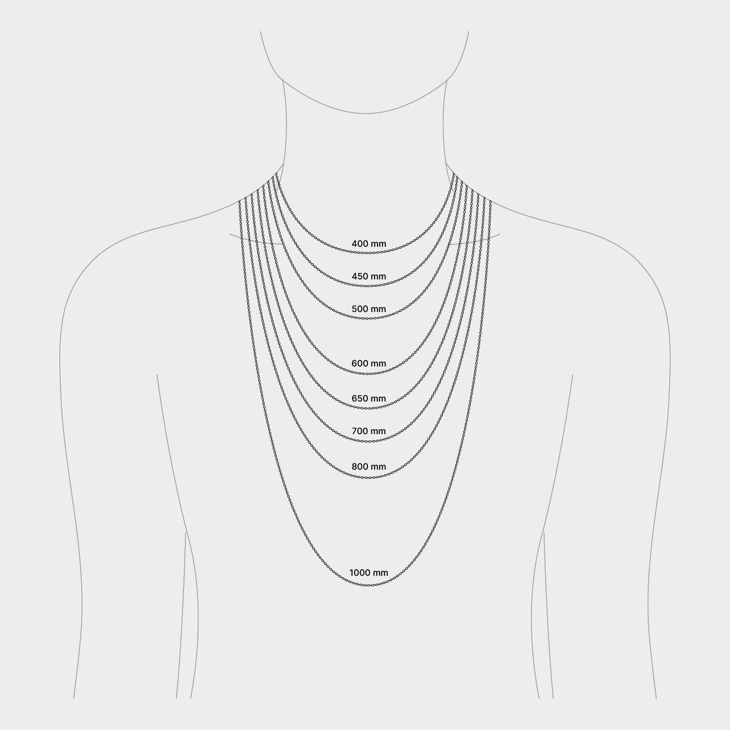 Necklace Size Guide – RISIS