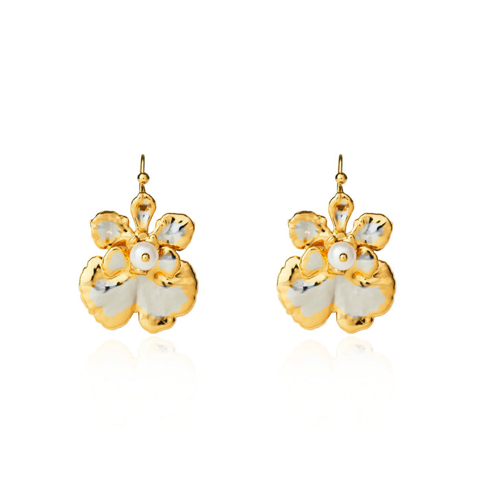 Oncidium Coco Drop II Earrings (PG)