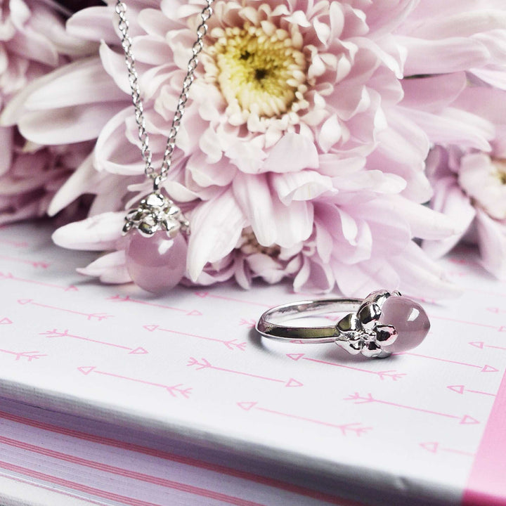 Devotion Ring with Rose Quartz
