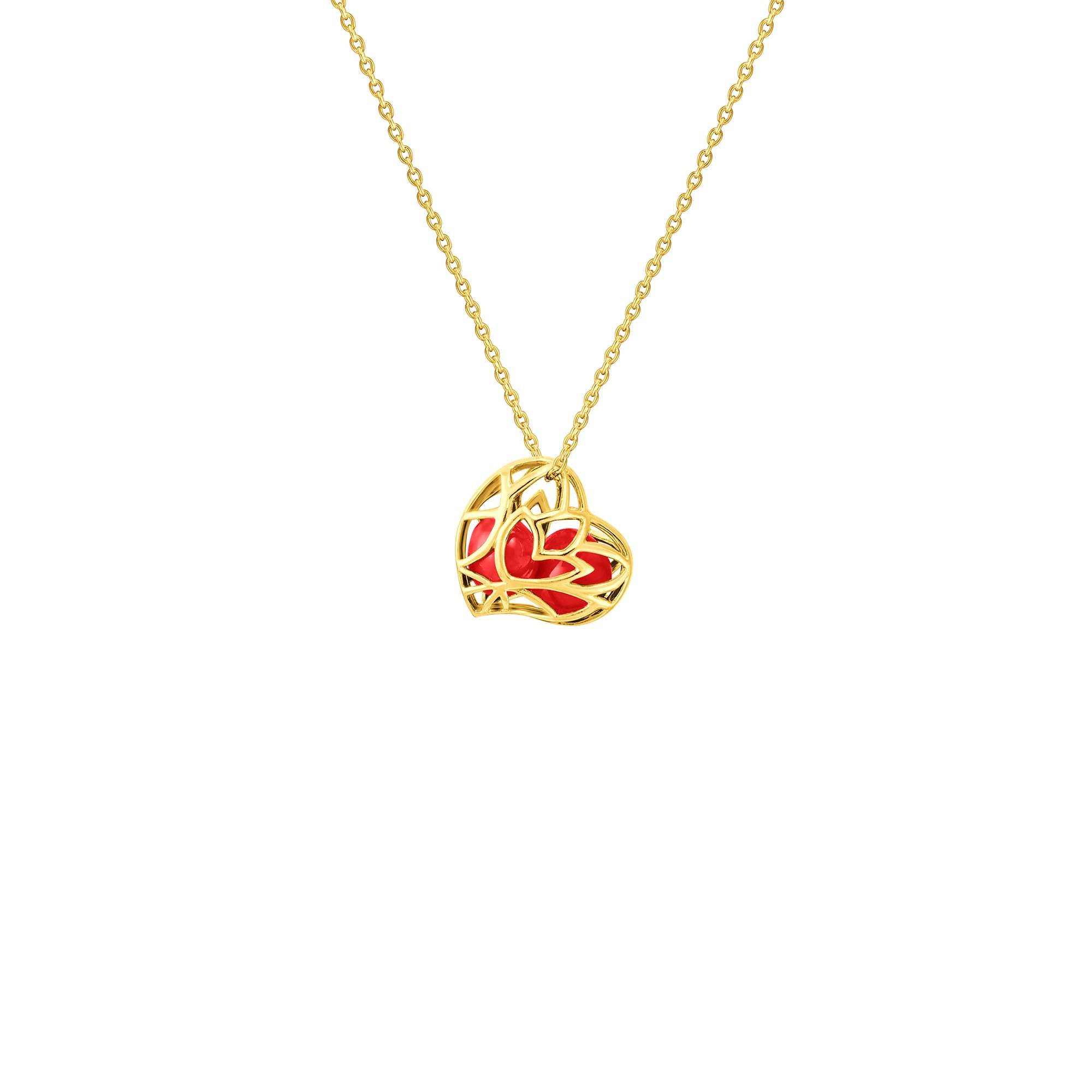 Lotus Heart Saga Seed Necklace (G)