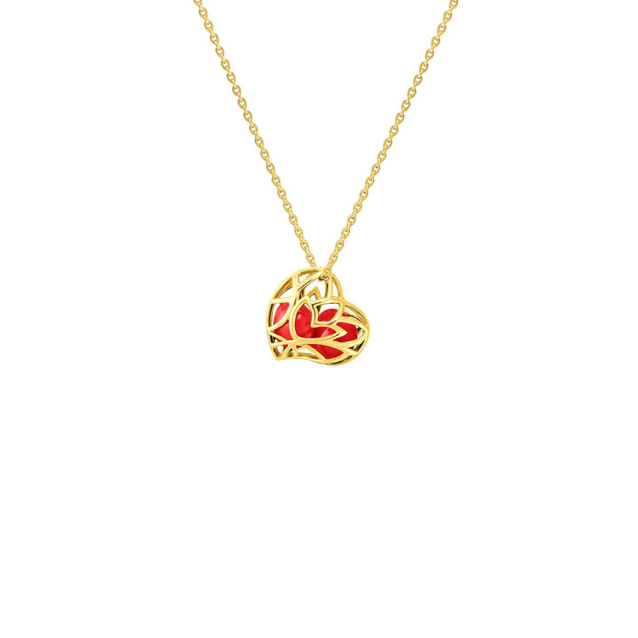 Lotus Heart Saga Seed Necklace (G) - - RISIS