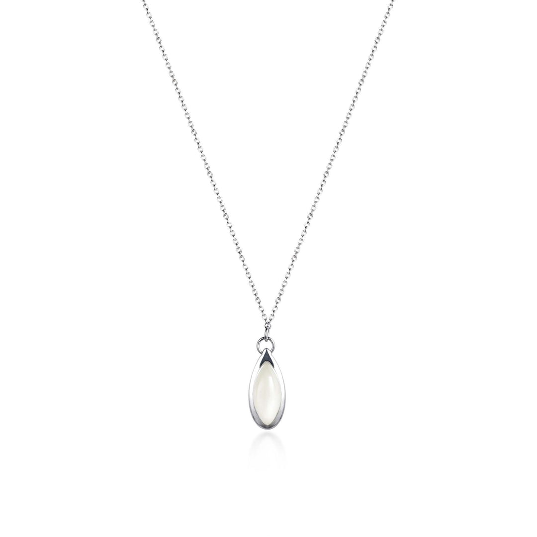 Moonlight Dance Short Necklace with Moonstone - - RISIS