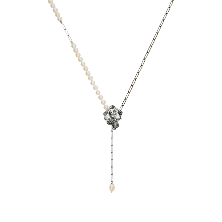 Phalaenopsis Moments Necklace with Pearls