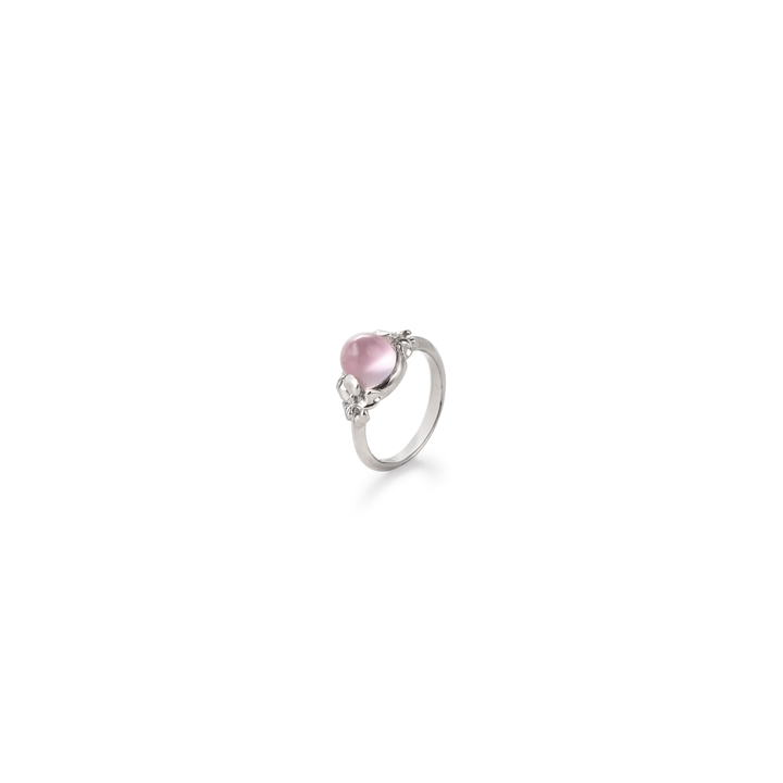 Devotion Ring with Rose Quartz - - RISIS