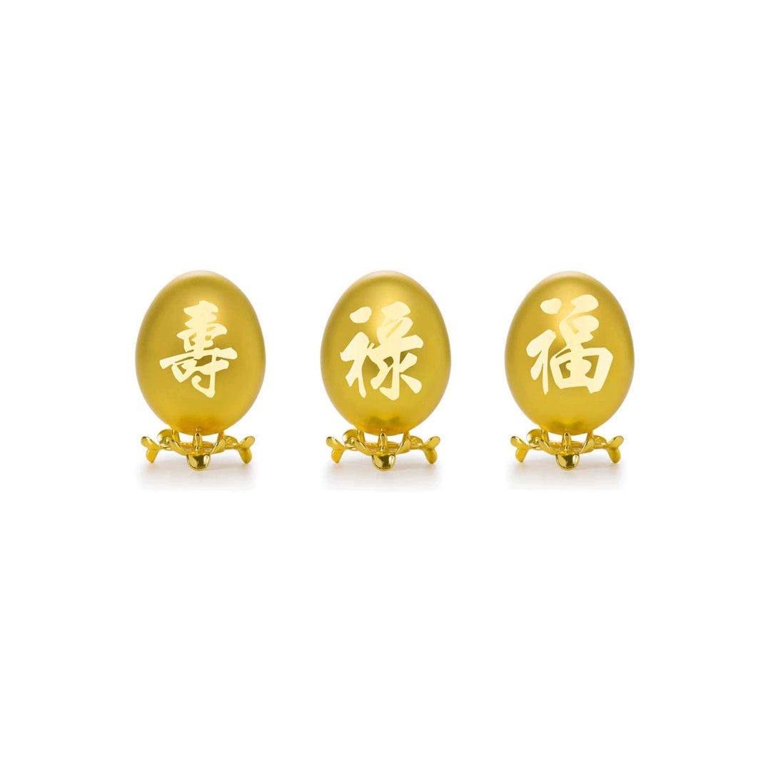 Auspicious Fu Lu Shou Egg Set (Small) - - RISIS