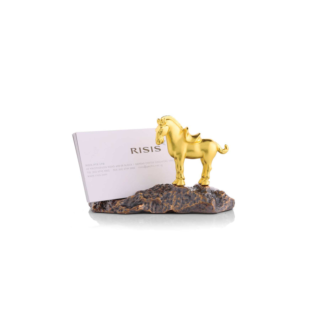 Imperial Horse Figurine Name Card Holder - - RISIS