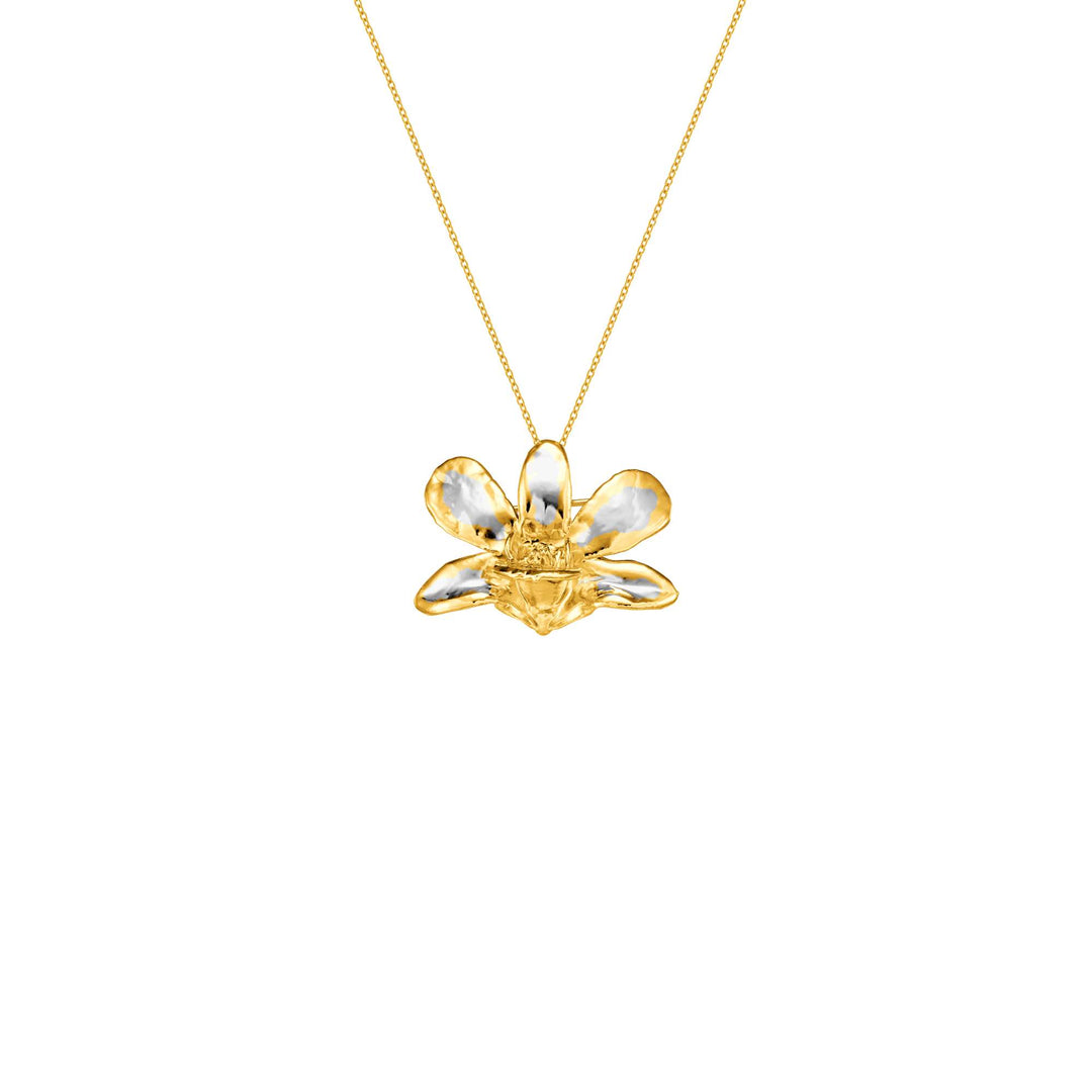 Dendrobium Thong Chai Orchid Necklace (RHG)