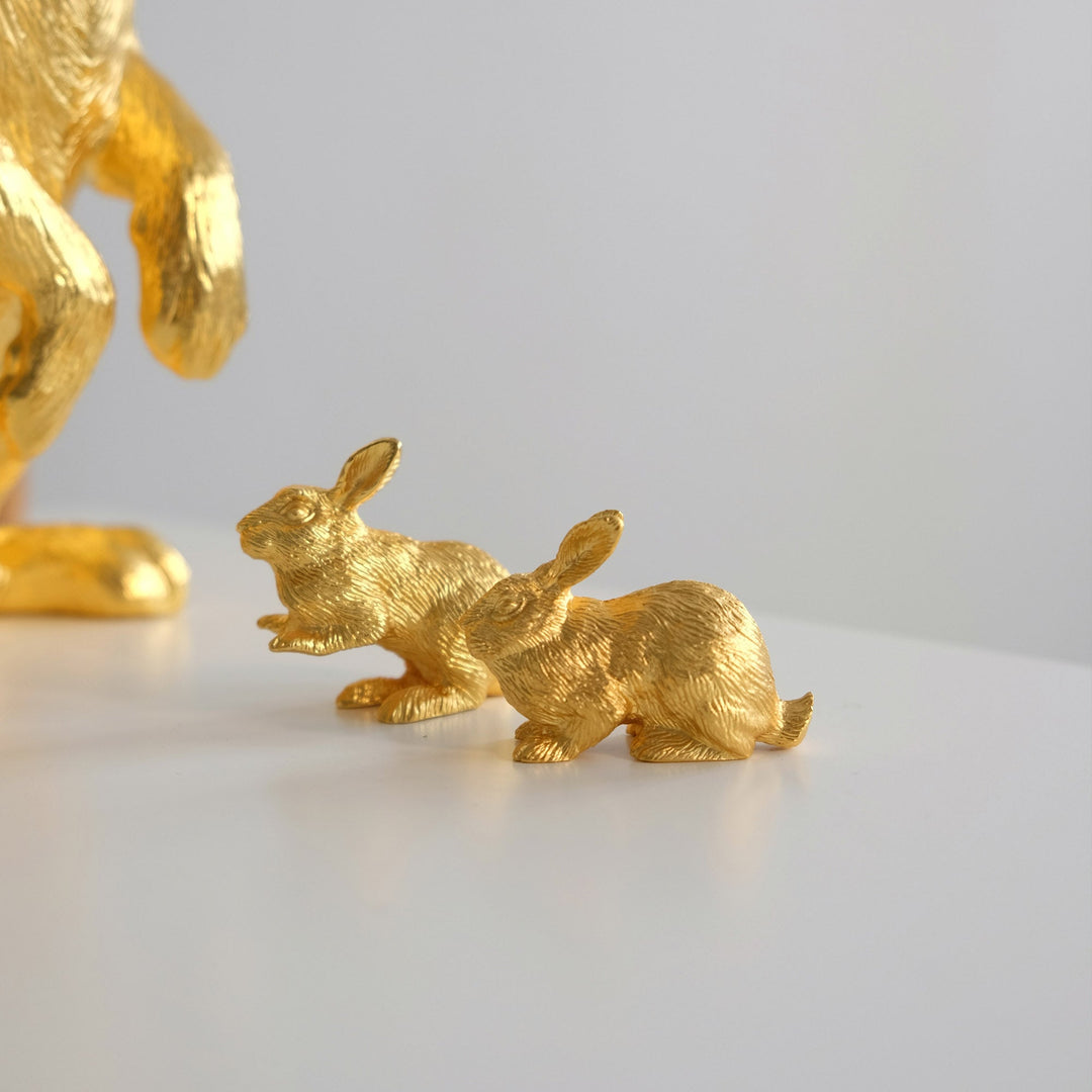 2024,miniature Rabbit Ornament, 6 Pieces Mini Rabbit Figurine