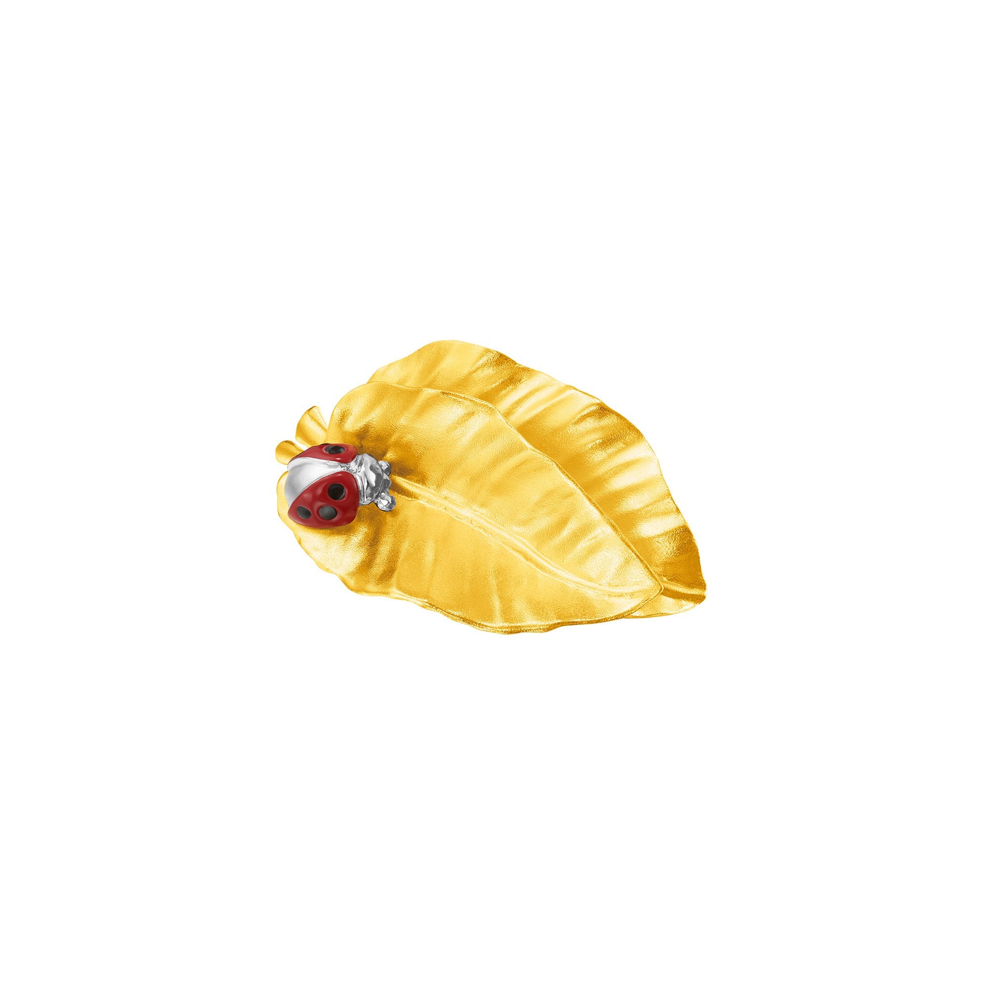 Tropical Leaf with Ladybird Cardholder (RH)