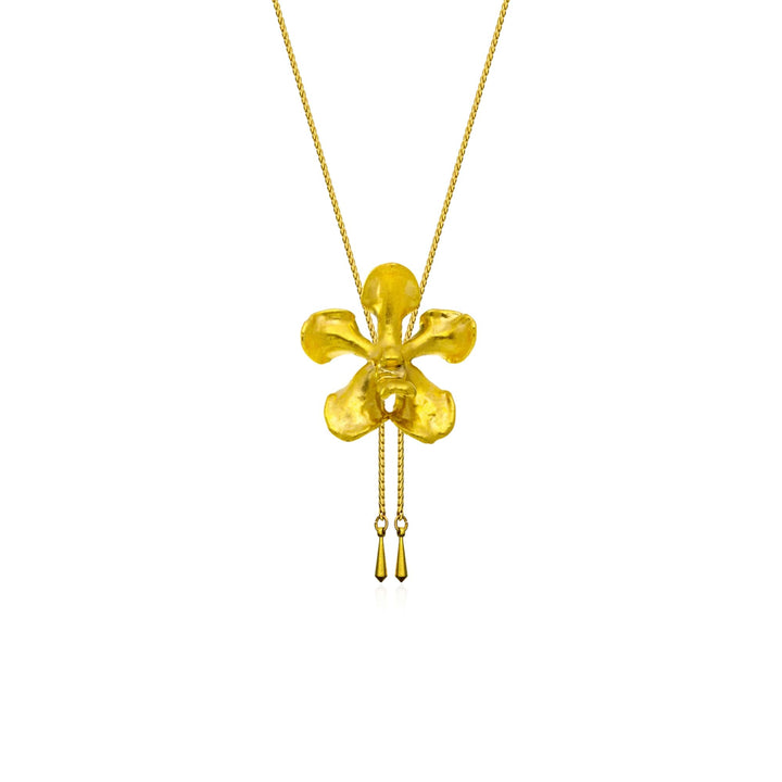 Kagawara Firebird Orchid Slider Necklace (G)
